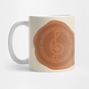 Wax Seal with Treble Clef Mug